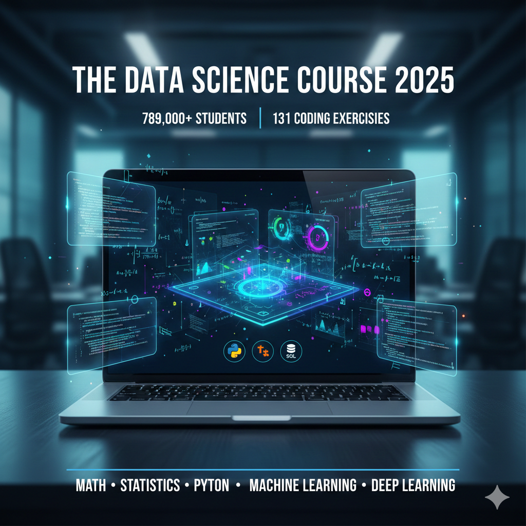 The Data Science Course: Complete Data Science Bootcamp 2025